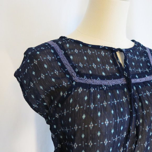 PINK ROSE Casual Sleeveless Tie Neck Top - Picture 4 of 9